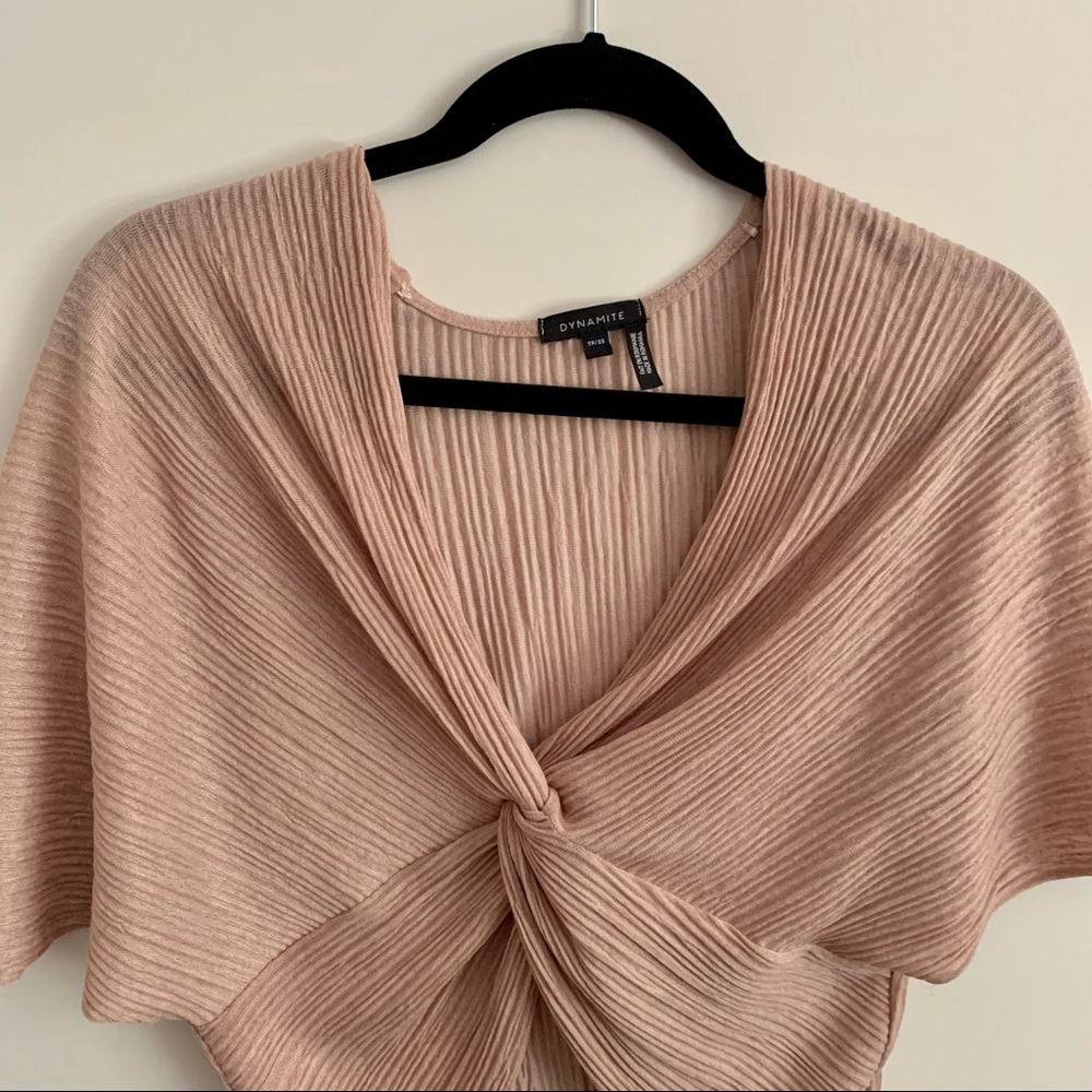 Knot Wrap Crop Top - Picture 3 of 4